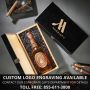Ultra Rare Edition Personalized Buckman Whiskey and Cigar Gift Set