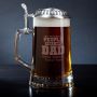 Call Me Dad Gift - Personalized Beer Mug with Pewter Lid