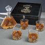 Carraway Personalized Devonshire Crystal Decanter Set