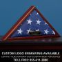 Personalized Memorial Military Flag Case 