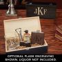Classic Monogram Engraved All the Vices Box Set of Unique Gift Ideas for Men