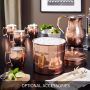 Hammered Copper Moscow Mule Mugs, Set of 4