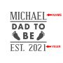 Dad to Be Customized Buckman Glass - Gifts for Dads to Be