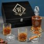 Drake Personalized Twist Decanter Bourbon Gift Set