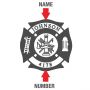 Fire and Rescue Eastham Personalized Whiskey Glass - Gift for Firefighters
