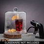 Glass Cloche Cocktail Smoker Set