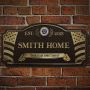 Home of the Free Custom Wood Air Force Sign
