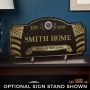 Home of the Free Custom Wood Air Force Sign