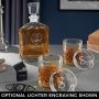 Liberty Scales Engraved Argos Whiskey Set of Lawyer Gifts