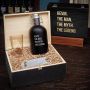 Man Myth Legend Personalized Box Set of Gifts for Beer Lovers
