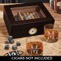 Oakmont Personalized Humidor Cigar Gift Set
