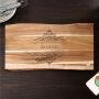 In the Raw Personalized Family Home Cutting Board, 11x17