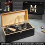 Personalized Beer Gifts Black Box Set with Oakmont