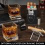 Quinton Engraved Yorke Whiskey and Cigar Gift Set
