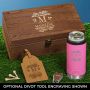 Savannah Personalized Pink Can Cooler Golf Gifts for Women