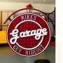 Dual-Sided Personalized Garage Hanging Wall Plaque