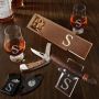 Single Initial Custom Glencairn Whiskey and Cigar Gifts