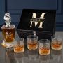 Twist Whiskey Decanter Set with Engraved Gift Box Oakmont