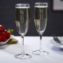 Emile Personalized Champagne Flutes Set of 2