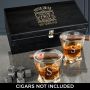 Ultra Rare Custom Twist Black Box Set of Whiskey Gifts