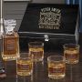 Ultra Rare Edition Custom Carson Whiskey Decanter Set