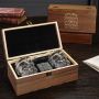 Ultra Rare Edition Engraved Sculpted Whiskey Gift Set