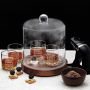 Ultra Rare Engraved Whiskey Set with Glass Drink Smoker