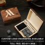 Classic Groomsman Personalized Whiskey Box Set of 5 Groomsmen Gifts