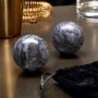 American Heroes Custom Rocks Glass with Whiskey Spheres