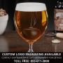 Classic Monogram Personalized Pair of Grand Craft Beer Glasses