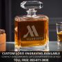 Stanford Engraved Cromwell Whiskey Decanter