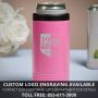 Bride Tribe Engraved Pink Can Coolers Set of 3 Bridal Party Gifts
