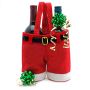 Santa Pants Wine Bottle Holders