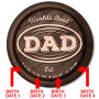 Worlds Best Dad Circle Sign Instructions