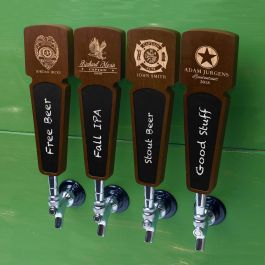 Custom Beer Tap Handle with Chalkboards-Hops Edition