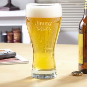 Personalized Pilsner Glass - 20oz