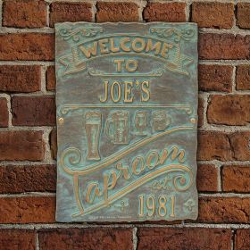 Taproom Brew Pub House Plaque Personalized - 8 Color Options