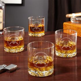 Hot Times Fire Watch Whiskey Glass Set