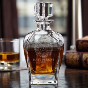 Fueled By Fire Personalized Whiskey Decanter