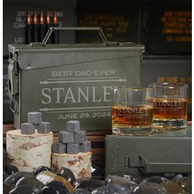 Stanford Personalized Ammo Can for Whiskey Lovers