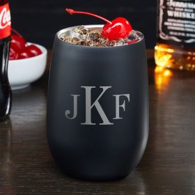  Classic Monogram Personalized Stainless Steel Tumbler