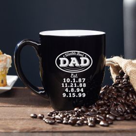 World’s Best Dad Custom Coffee Mug