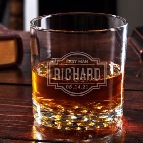 Fremont Buckman Custom Whiskey Glass