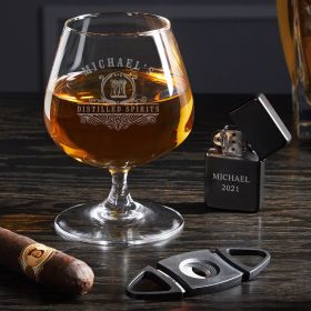 Carraway Personalized Cognac Gift Set