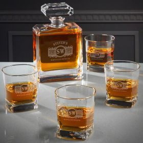 Marquee Cromwell Personalized Decanter Set