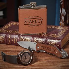 Stanford Engraved Gifts for Groomsmen