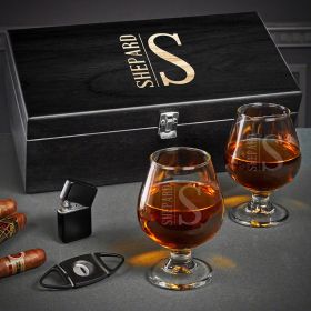 Elton Personalized Cognac Gift Set