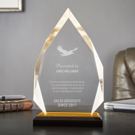 Large Gold Diamond Custom Award