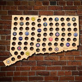 Connecticut Beer Cap Map