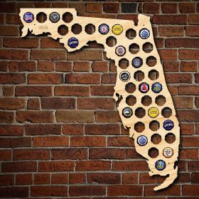 Florida Beer Cap Map